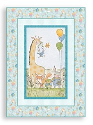 Hello World!  A Good Day Baby<br> Quilt Kit - Blue